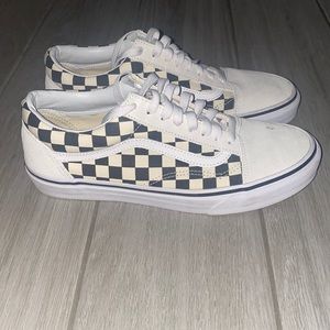 Checkered Vans (Size - 8.5)